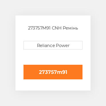 273757M91 CNH Ремінь