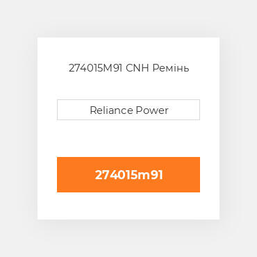 274015M91 CNH Ремінь