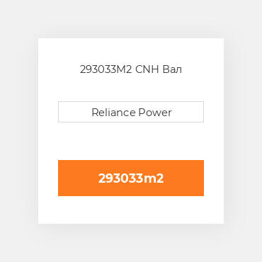 293033M2 CNH Вал