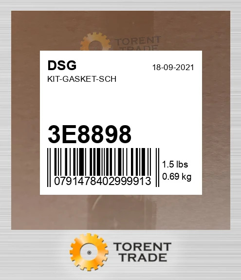 3E8898 Набір прокладок SCH DSG