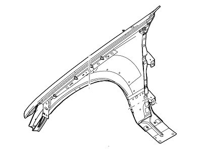 F6AZ-7A194-A Переднє крило у зборі