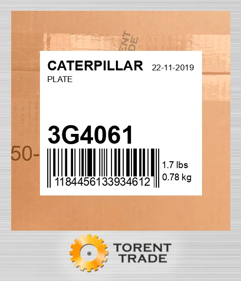 3G4061 Пластина CATERPILLAR