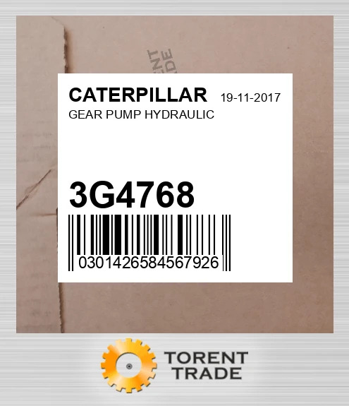 3G4768 Шестерня Насос, Гідравлічний CATERPILLAR NEW AFTERMARKET
