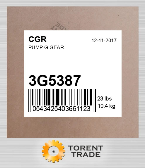 3G5387 Насос G шестерний CGR