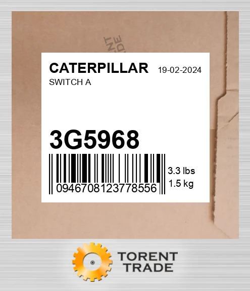 3G5968 Перемикач A CATERPILLAR