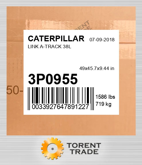 3P0955 З'єднання A гусениці 38L CATERPILLAR