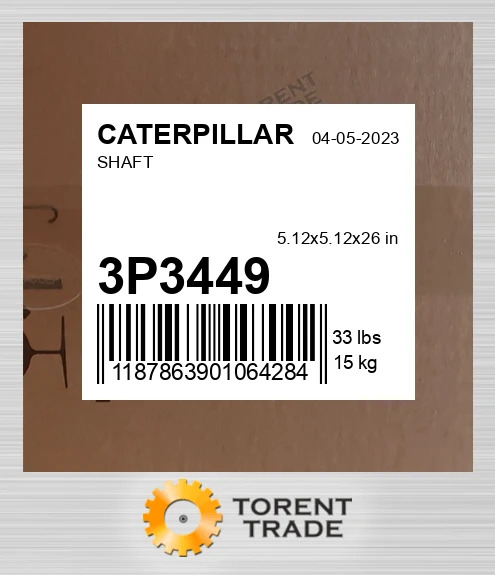 3P3449 Вал CATERPILLAR