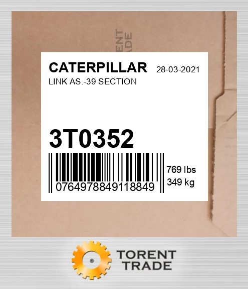 3t0352 Збірка з'єднання 39 секцій CATERPILLAR