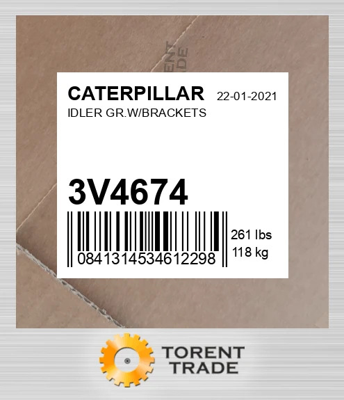 3V4674 Група опорного ролика з кронштейнами CATERPILLAR