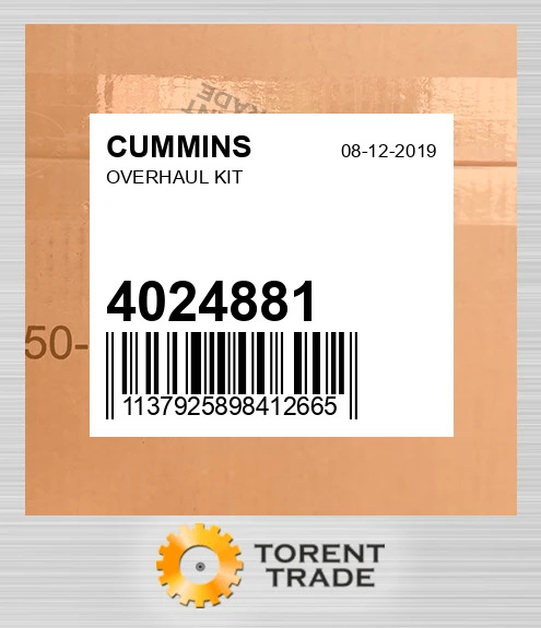 4024881 Капітальний ремонтний комплект CUMMINS NEW AFTERMARKET