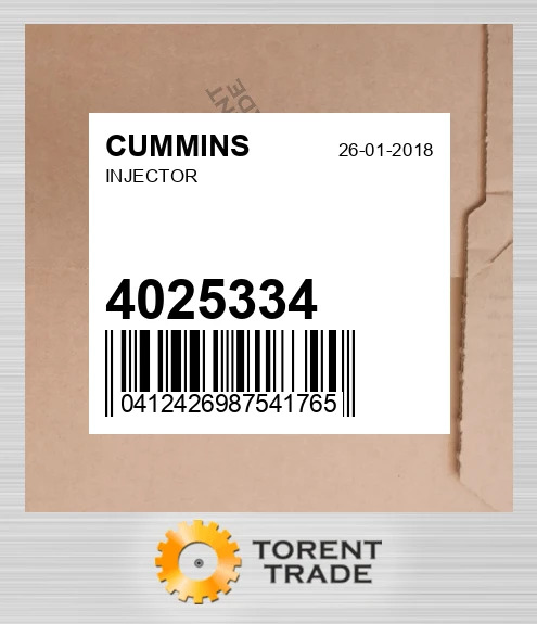 4025334 Форсунка CUMMINS NEW AFTERMARKET