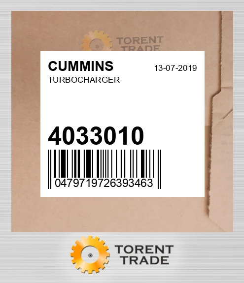 4033010 Турбонагнітач CUMMINS NEW AFTERMARKET