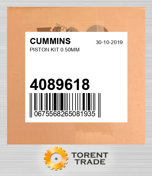 4089618 Поршень комплект 0.50MM CUMMINS NEW AFTERMARKET