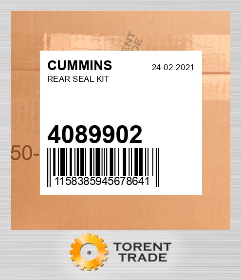 4089902 REAR Ущільнювач комплект CUMMINS NEW AFTERMARKET