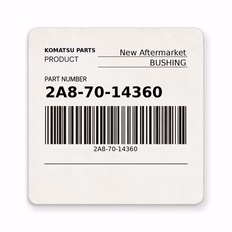 2A8-70-14360 BUSHING fits Komatsu (New Aftermarket)