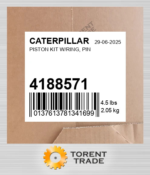 4188571 КОМПЛЕКТ ПОРШНЯ З КІЛЬЦЕМ, ШТИФТОМ CATERPILLAR