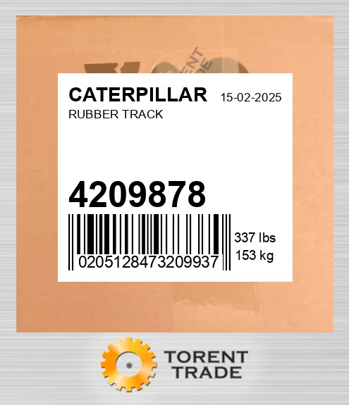 4209878 Гумова гусениця CATERPILLAR