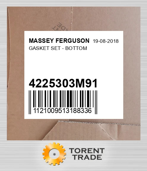 4225303M91 Комплект нижніх прокладок MASSEY FERGUSON NEW AFTERMARKET