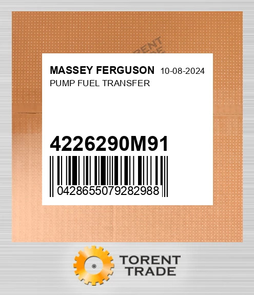 4226290M91 Паливний насос перекачування MASSEY FERGUSON NEW AFTERMARKET