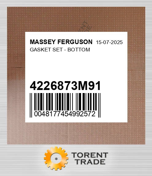 4226873M91 Комплект нижніх прокладок MASSEY FERGUSON NEW AFTERMARKET