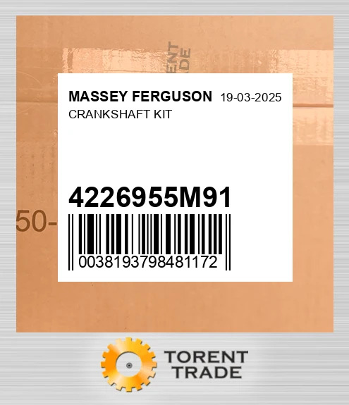 4226955M91 Колінчастий вал комплект MASSEY FERGUSON NEW AFTERMARKET