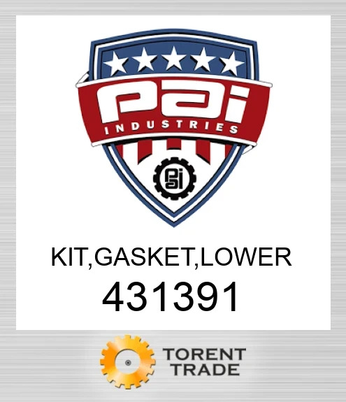 431391 Комплект, прокладка, lower PAI INDUSTRIES