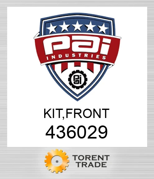 436029 Комплект, front PAI INDUSTRIES