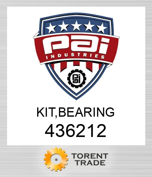 436212 Комплект, підшипник PAI INDUSTRIES
