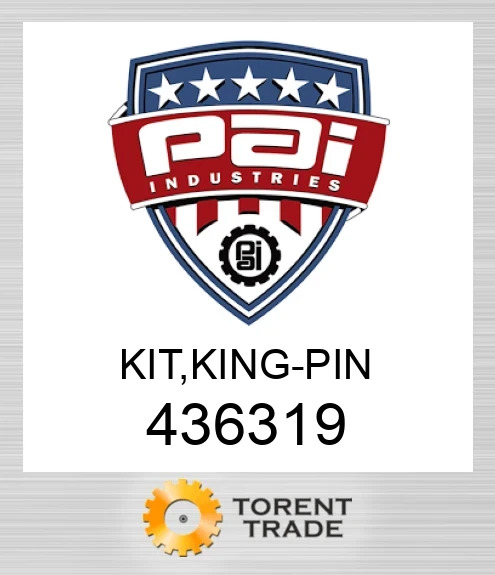 436319 Комплект, king - pin PAI INDUSTRIES
