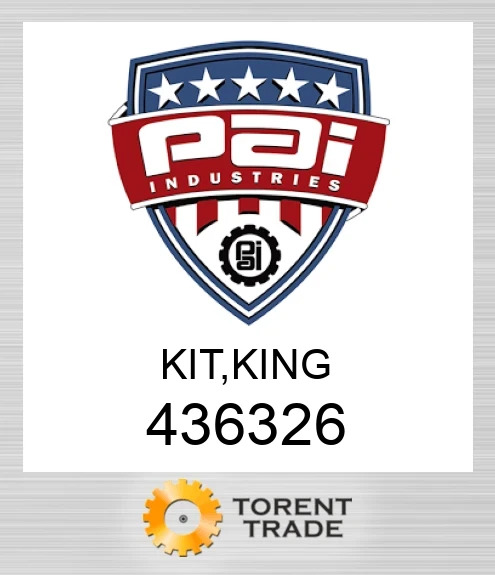 436326 Комплект, king PAI INDUSTRIES