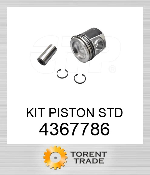 4367786 Комплект поршня стандартний CATERPILLAR
