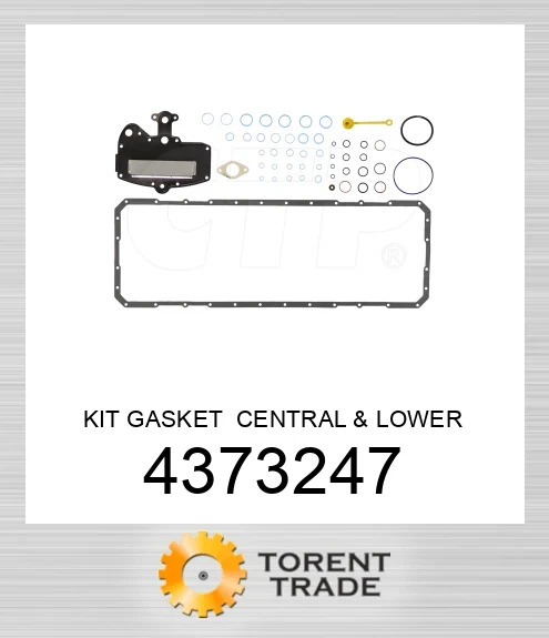 437-3247 Комплект прокладок центральний та нижній BLUMAQ