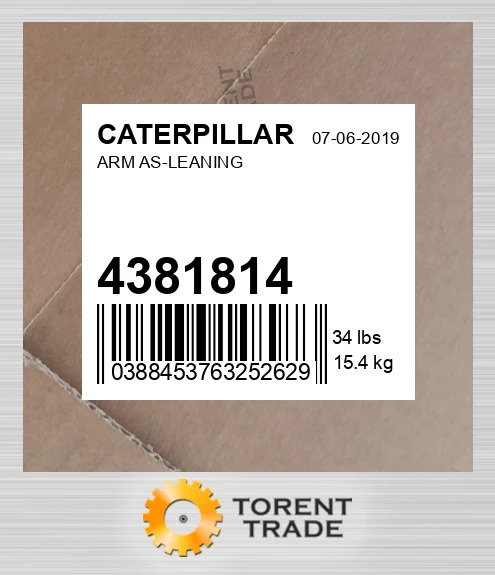 4381814 Збірка важеля нахилу CATERPILLAR