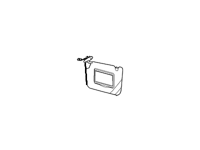 DT1Z-13405-F Сонцезахисний козирок у зборі