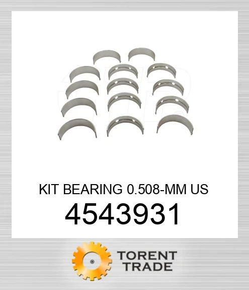 4543931 Комплект підшипників 0.508 мм undersize CATERPILLAR