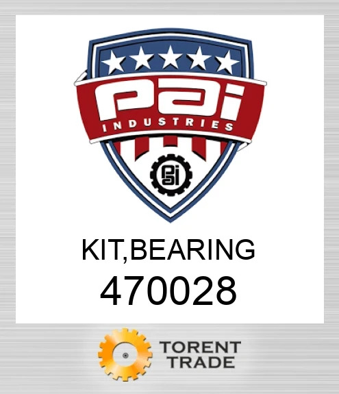 470028 Комплект, підшипник PAI INDUSTRIES