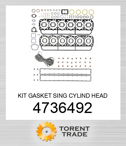 473-6492 КОМПЛЕКТ ПРОКЛАДОК ОДИНОЧНОГО ЦИЛІНДРА ГОЛОВКИ BLUMAQ