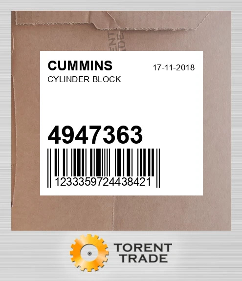 4947363 Блок циліндрів CUMMINS NEW AFTERMARKET