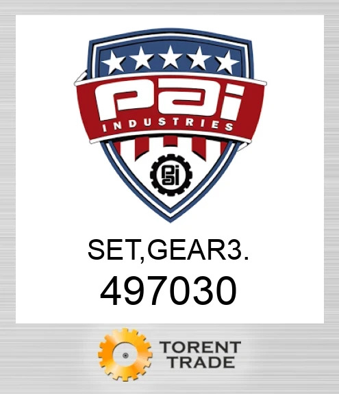 497030 Комплект, шестерня 3.  PAI INDUSTRIES