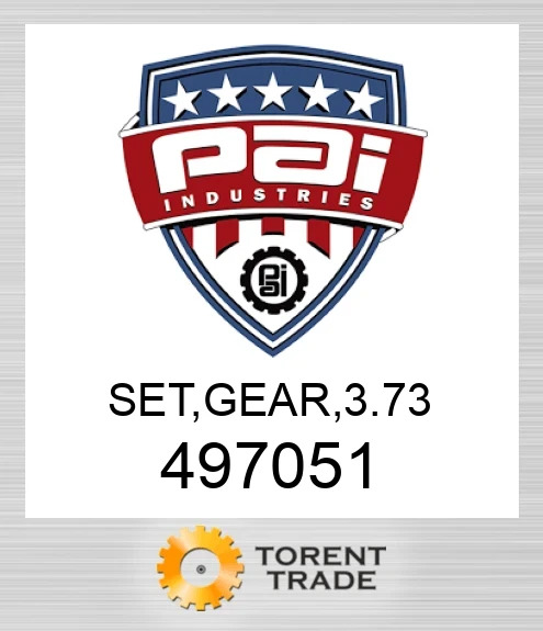 497051 Комплект, шестерня, 3. 73 PAI INDUSTRIES