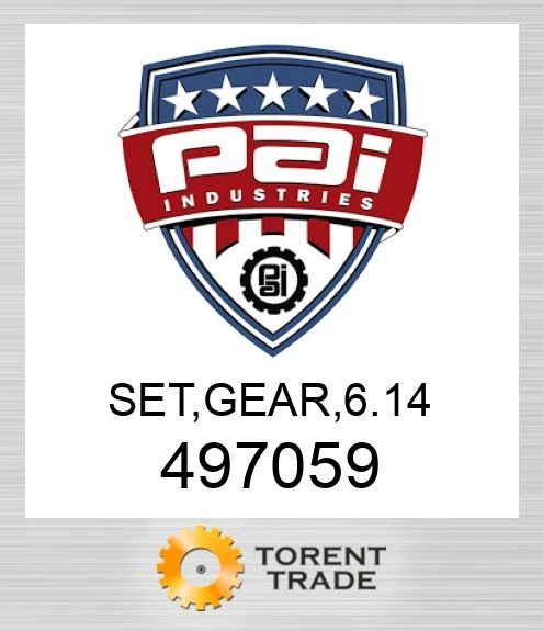 497059 Комплект, шестерня, 6. 14 PAI INDUSTRIES