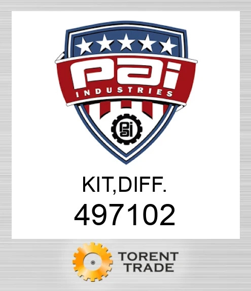 497102 Комплект, diff PAI INDUSTRIES
