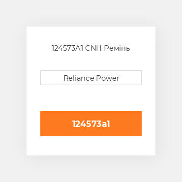 124573A1 CNH Ремінь