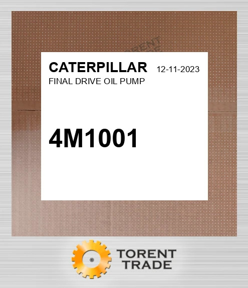 4M1001 FINAL DRIVE Масляний насос CATERPILLAR NEW AFTERMARKET