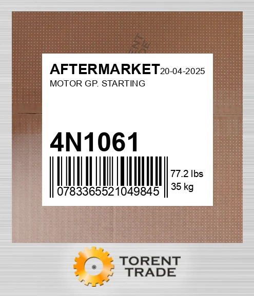 4N1061 Група стартерного мотора AFTERMARKET