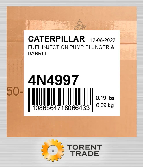 4N-4997 Паливо Насос упорскування PLUNGER & BARREL BLUMAQ NEW AFTERMARKET