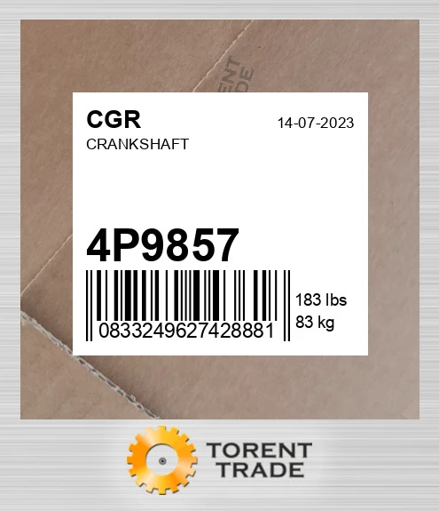 4P9857 Колінвал CGR