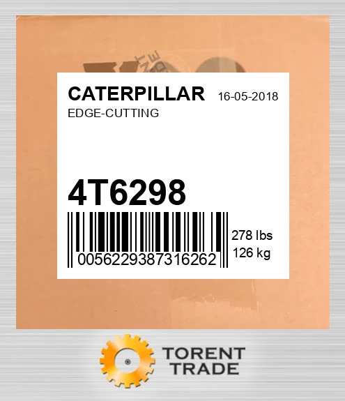 4T6298 Ріжуча кромка CATERPILLAR
