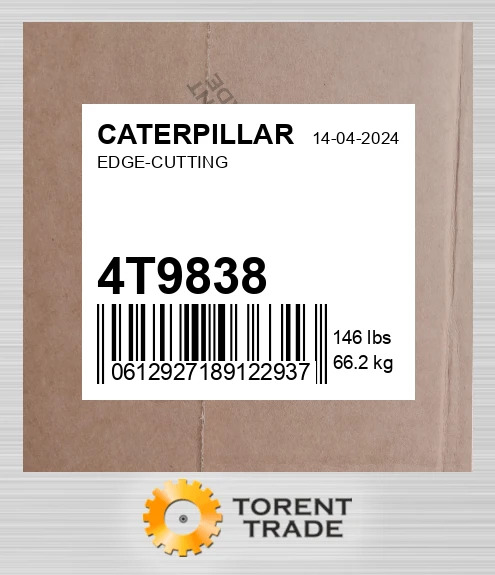 4T9838 Ріжуча кромка CATERPILLAR