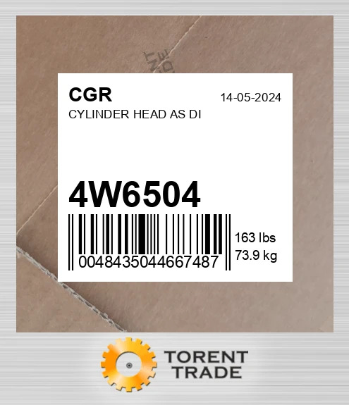 4W6504 Збірка головки циліндра DI CGR